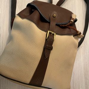 Dooney & Bourke leather knapsack/ backpack